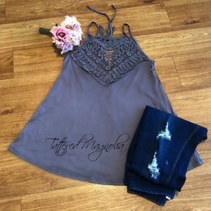 Boho Crochet Lace top Tank Top